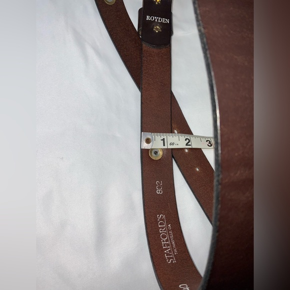 Stafford's Winchester Shotgun Shell Leather Belt 40 Royden - Picture 4 of 7